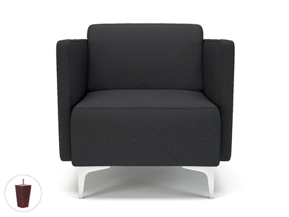 Napa Slim Arm 75cm Wide Armchair in Warwick Dolly Fabric