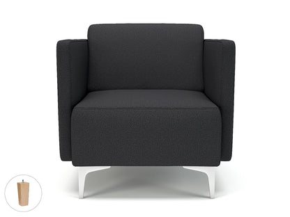 Napa Slim Arm 75cm Wide Armchair in Warwick Dolly Fabric