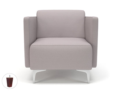Napa Slim Arm 75cm Wide Armchair in Warwick Dolly Fabric