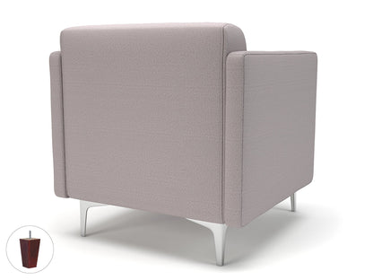 Napa Slim Arm 75cm Wide Armchair in Warwick Dolly Fabric