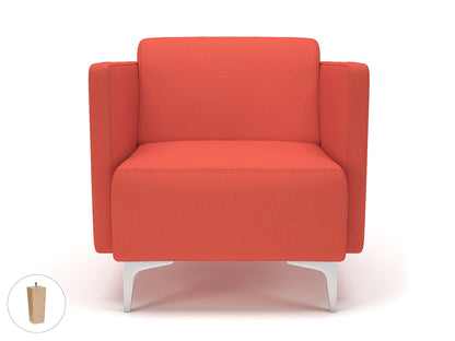 Napa Slim Arm 75cm Wide Armchair in Warwick Dolly Fabric