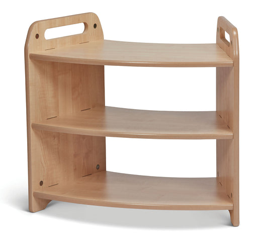 Millhouse Early Years Tall 45 degree Open Sweep Shelving Unit (W750mm)