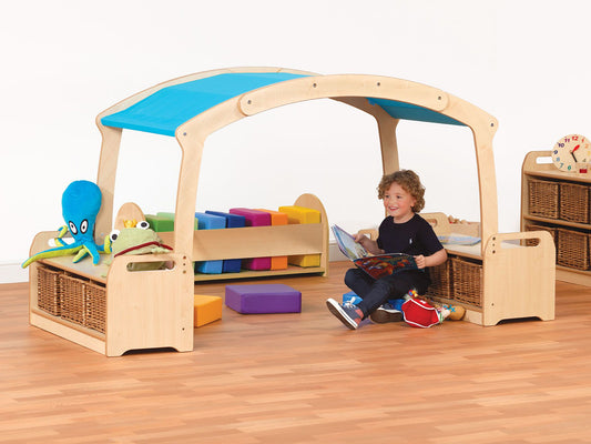 Millhouse Early Years Low Level Den Cave Set with Clear Tubs