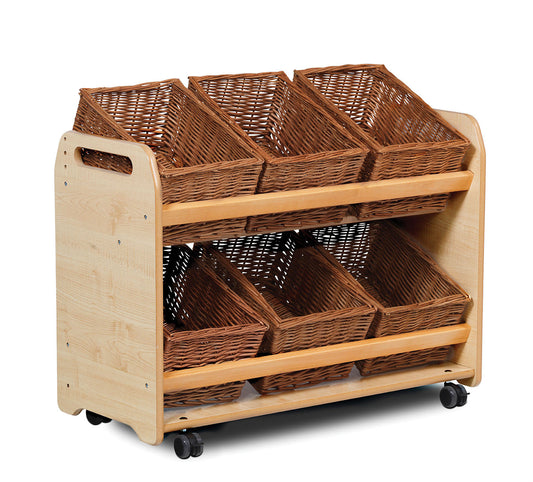 Millhouse Early Years Tilt Tote Storage with 6 Baskets