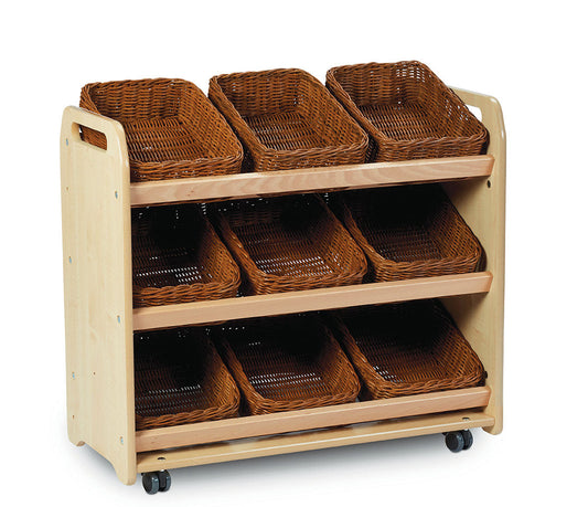 Millhouse Early Years Tilt Tote Storage with 9 baskets
